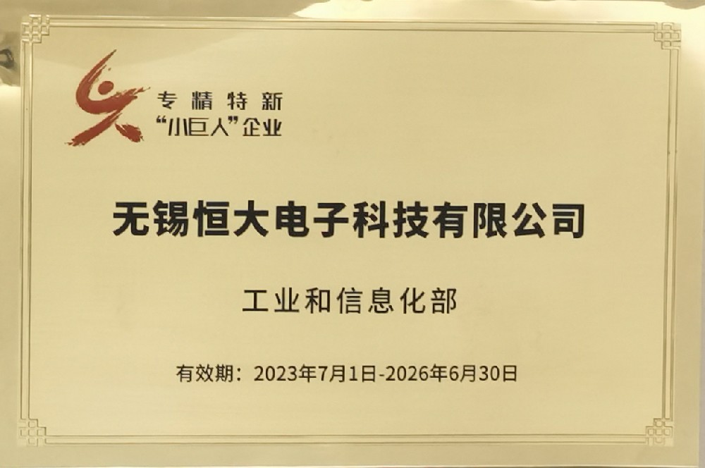 專精特新“小巨人”企業(yè)